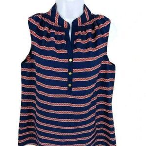 Nautical Rope Macbeth Collection Top Shirt M